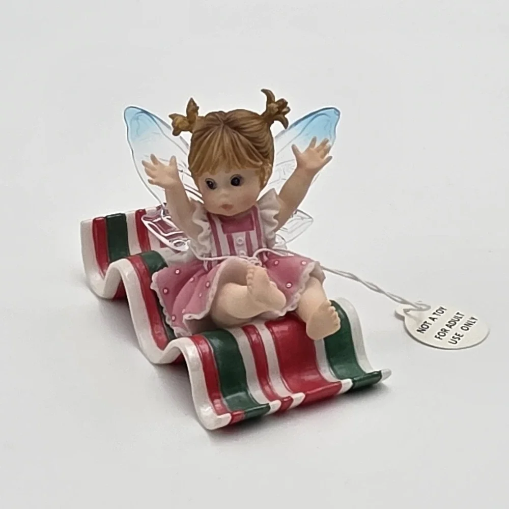 My Little Kitchen Fairies 2006 Ribbon Candy Slide‎ Fairie Figurine #4005700 Xmas